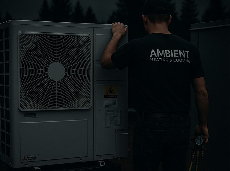 High-efficiency heat recovery ventilator system (HRV) — serviced by Ambient Heating & Cooling in Nanaimo, BC